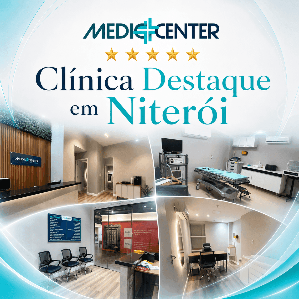 Estrutura e equipe da Mediccenter em Niterói